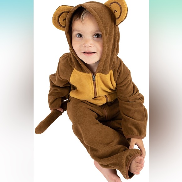 Baby monkey costume/winter suit 3-6 mo - Picture 2 of 3